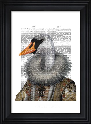 Framed Elizabethan Swan Print