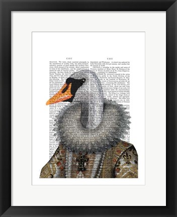 Framed Elizabethan Swan Print