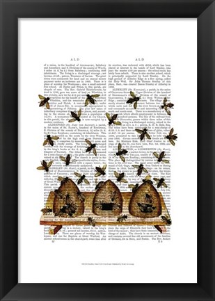 Framed BeeHive Print Print