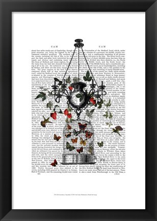 Framed Strawberry Chandelier Print