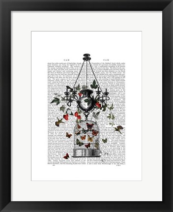 Framed Strawberry Chandelier Print
