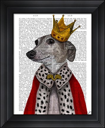 Framed Greyhound Queen Print