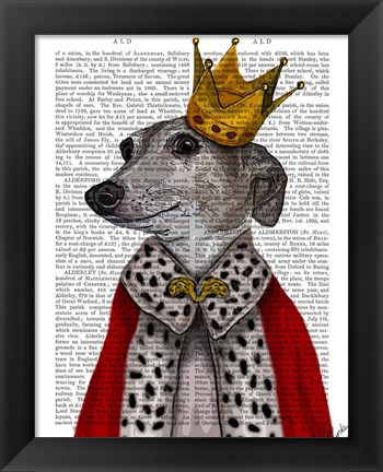 Framed Greyhound Queen Print