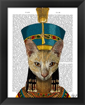 Framed Egyptian Queen Cat Print