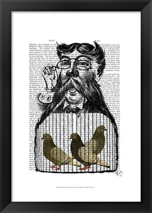Framed Pigeon Fancier Print