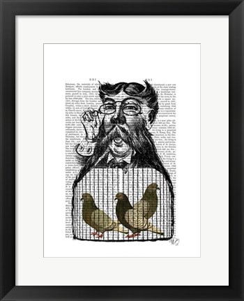 Framed Pigeon Fancier Print