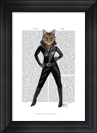 Framed Catwoman Print
