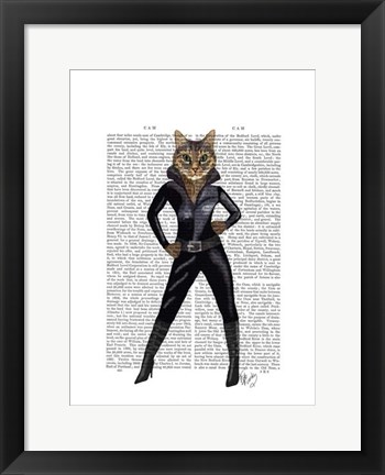 Framed Catwoman Print