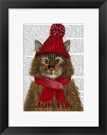 Framed Maine Coon Cat Print