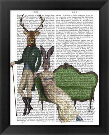 Framed Mr Deer and Mrs Rabbit Print