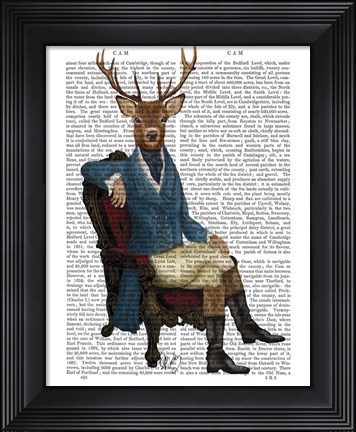 Framed Distinguished Deer Full Print