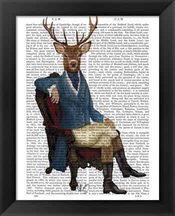 Framed Distinguished Deer Full Print