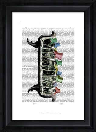 Framed Dogs on Sofa Print