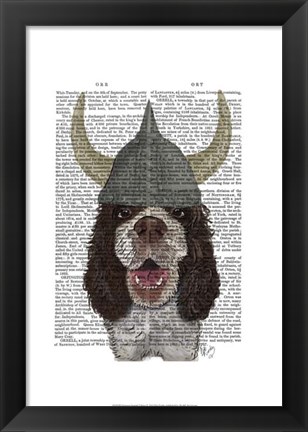 Framed Springer Spaniel Viking Print