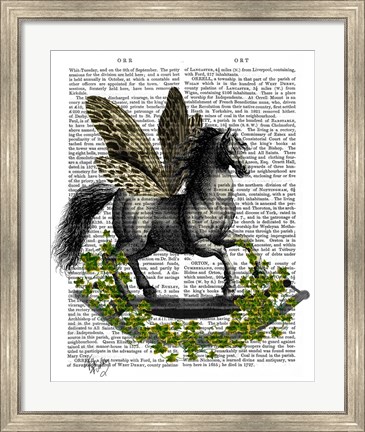 Framed Rocking Horse Fly Print