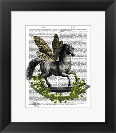 Framed Rocking Horse Fly Print