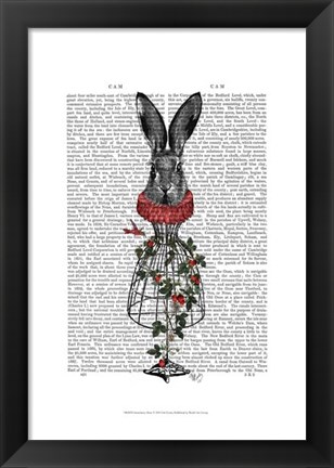 Framed Strawberry Hare Print