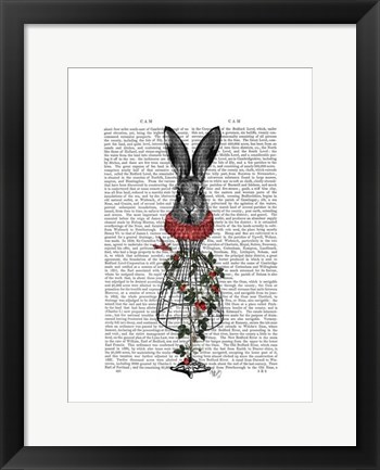 Framed Strawberry Hare Print