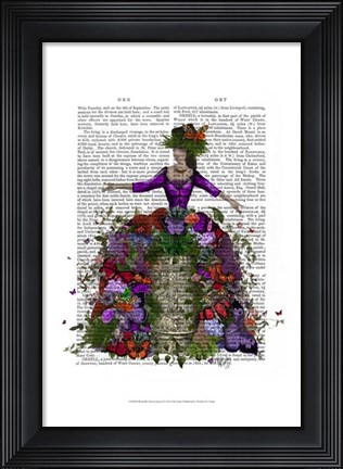 Framed Butterfly House Queen Print