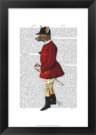 Framed Fox Hunter 1 Print