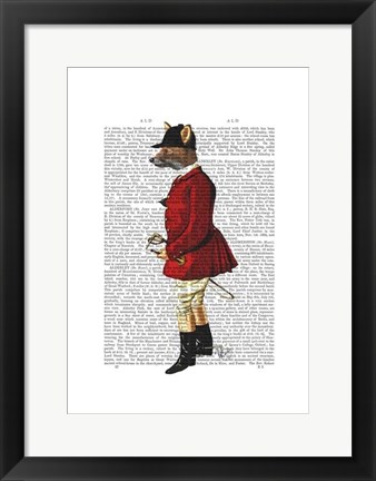 Framed Fox Hunter 1 Print