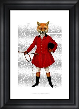 Framed Fox Hunter 2 Full Print