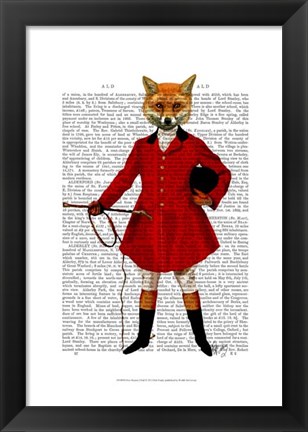 Framed Fox Hunter 2 Full Print