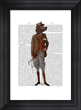 Framed Red Setter Rider Full Print