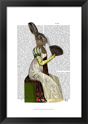 Framed Miss Hare Print