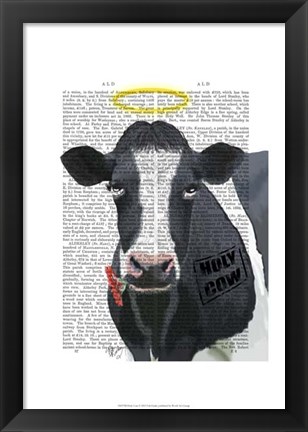 Framed Holy Cow Print