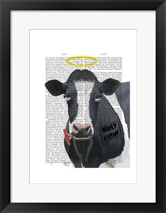 Framed Holy Cow Print