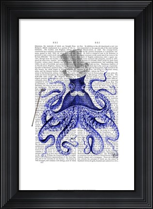 Framed Octopus About Town Print