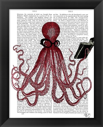 Framed Intelligent Octopus Print