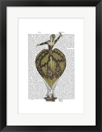 Framed Hot Air Balloon Woman 1 Print