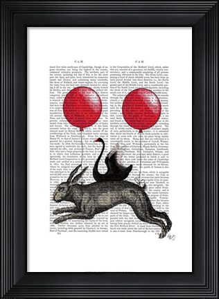 Framed Hare Ship Print