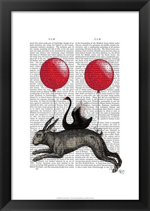 Framed Hare Ship Print