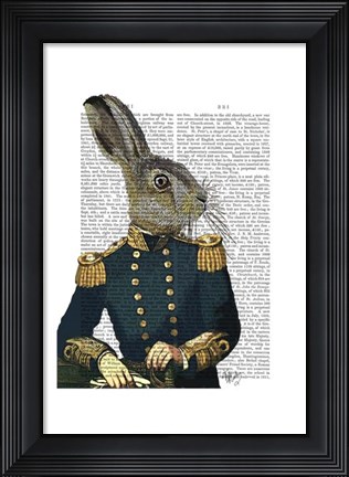 Framed Lieutenant Hare Print