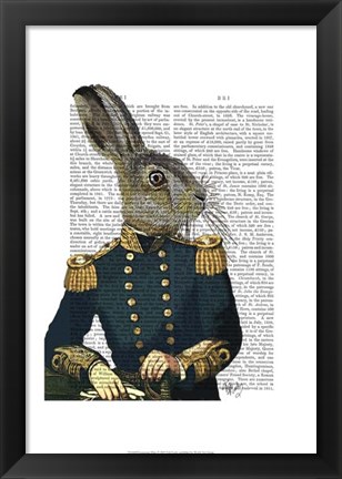Framed Lieutenant Hare Print