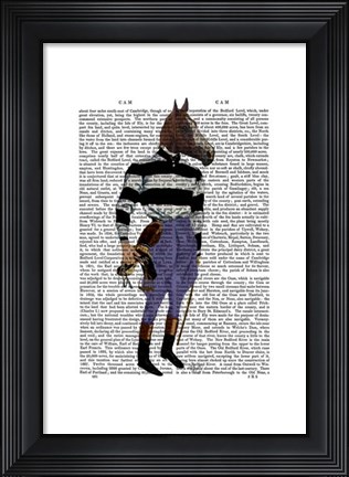 Framed Horse Racing Jockey Full Print