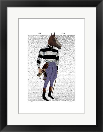 Framed Horse Racing Jockey Full Print