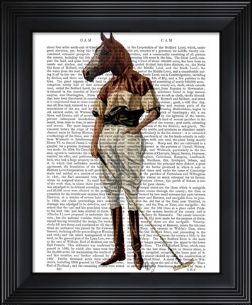 Framed Polo Horse Full Print
