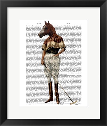 Framed Polo Horse Full Print