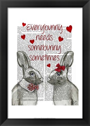 Framed Everybunny Print