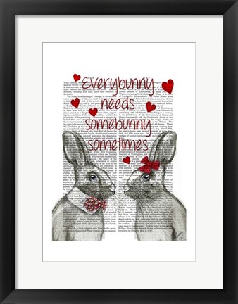 Framed Everybunny Print