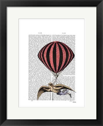 Framed Vintage Flying Machine Print