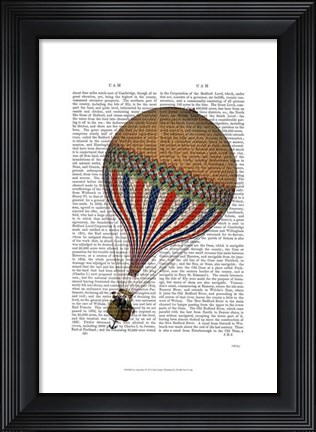 Framed Le Tricolore Print