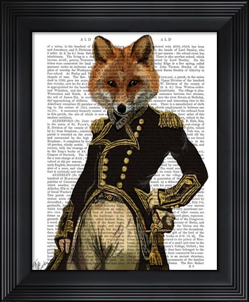 Framed Admiral Fox Full I Print
