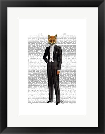 Framed Fox In Evening Suit Full Print