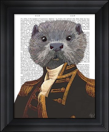 Framed Captain Otter Print