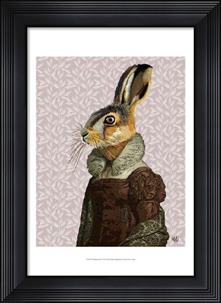 Framed Madam Hare Print